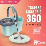 Trapero Giratorio 360  con mopa de repuesto